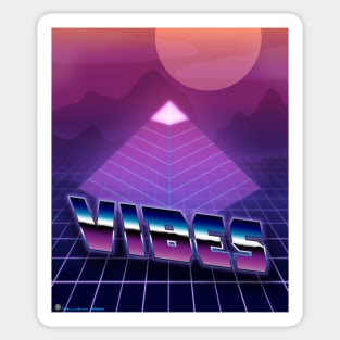 Outrun Vibes Sticker